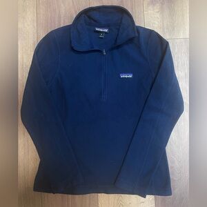 Patagonia Micro D 1/4 Zip Women’s Fleece Navy Blue - Xs
